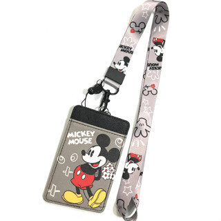 MICKEY M GB1 สายคล้องคอ สายคล้องบัตร ที่ใส่บัตร ซองใส่บัตร พร้อมสายคล้องคอ ลาย MICKEY M GB1 งานดี สวยงาม    8118 SHOP