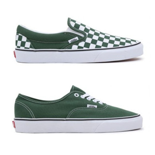 Vans รองเท้าผ้าใบ Classic Slip-On Checkerboard /  Authentic (2รุ่น)