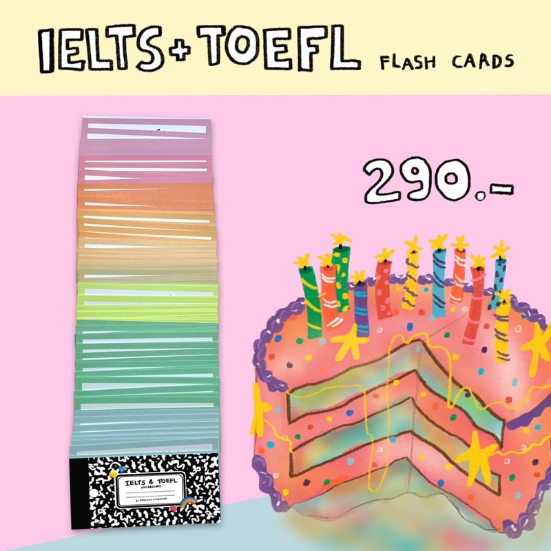 แฟลชการ์ดคำศัพท์ IELTS & TOEFL 500 คำ | ENGLISH.STUDYGRAM