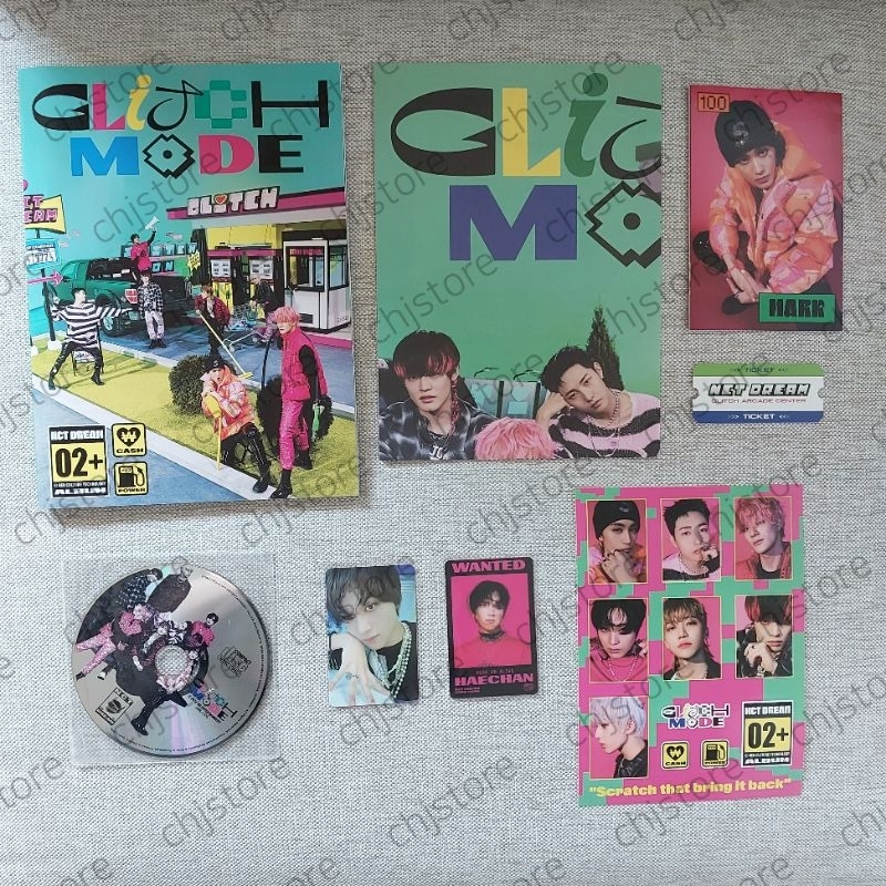 NCT DREAM GLITCH MODE (GLITCH VER.) HAECHAN อัลบั้มเต็ม ของครบ แฮชาน