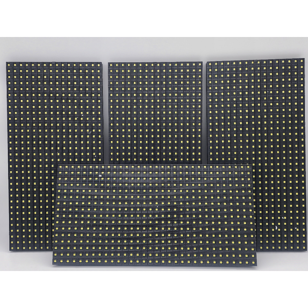 ป้ายไฟวิ่งแบบต่อตามขนาดมีแบบสีเดียวและหลายสี P10