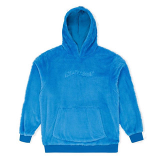 SLUM LTD - RIPNDIP H22 Waves Sherpa Hoodie Blue