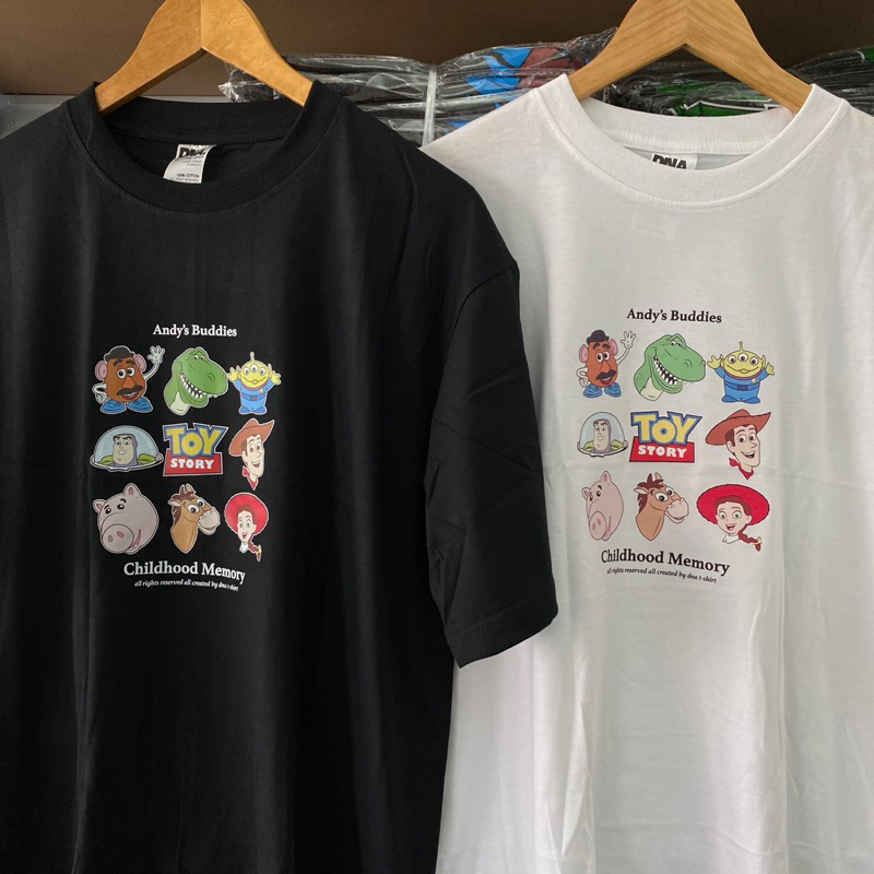พร้อมส่ง เสื้อยืดโอเวอร์ไซส์ Oversize ทอยสตอรี่มินิ DNA
