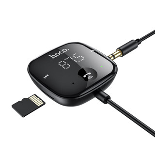 Hoco E65 Car Bluetooth Wireless FM Transmitte อุปกรณ์เชื่อมต่อสัญญาบลูทูธในรถยนต์