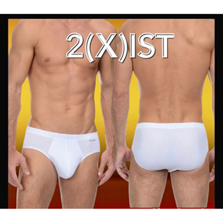 กางเกงในชาย 2xist cotton brief size M,L,XL((sizeฝรั่ง)สีขาว ออฟไวท์