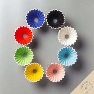 ดริปเปอร์โอริกามิเซรามิก ORIGAMI Ceramic Dripper ไซส์ 01 และ 02 ดริปเปอร์แบบญี่ปุ่น