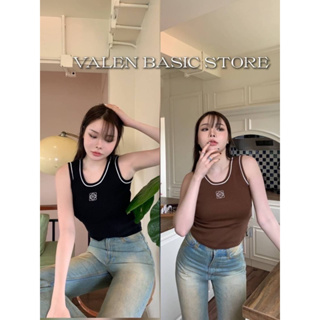 VALEN BASIC STORE 🖤🤎 เสื้อกล้ามไหมพรม LW