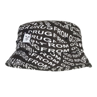 SLUM LTD - RIPNDIP H22 Drug From God Lord Nermal Bucket Hat Black