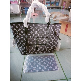 LV หลุยส์ ช้อปปิ้ง เนเวอร์ฟูล มีใบลูก งานไฮเอน