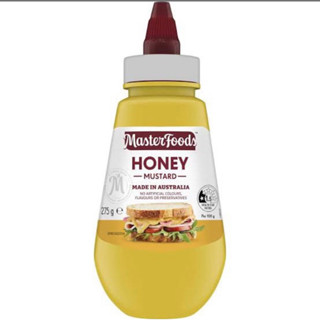 Master food honey mustard 275g. มาสเตอร์ฟู้ด ฮันนี่มัสตาร์ด นำเข้าจากออสเตรเลีย🇦🇺