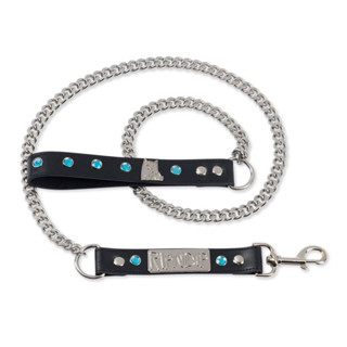 SLUM LTD - RIPNDIP H22 Lord Nermal Studded Pet Leash Black