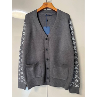 เสื้อคาดิแกน หลุยส์ MONOGRAM MIX CASHMERE CARDIGAN S-XXL