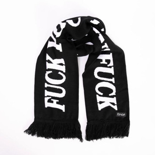 SLUM LTD - RIPNDIP H22 Fuckin Fuck Knit Scarf Black