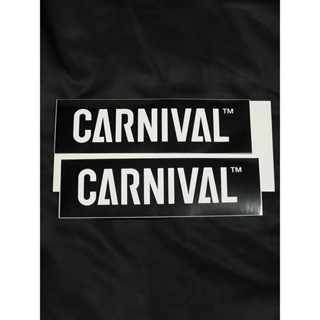 (มือ1 แท้ พร้อมส่ง) สติ๊กเกอร์ CARNIVAL® LOGO STICKER แท้ 100%