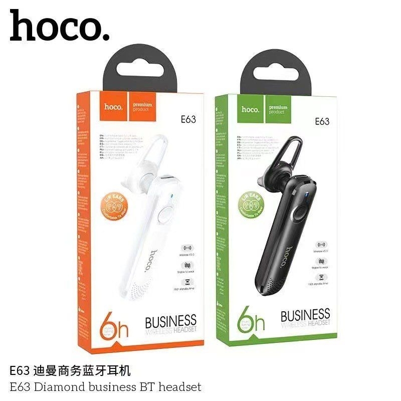 หูฟังบลูทูธไร้สาย Hoco E63 ของแท้ 100% พร้อมส่งในไทย