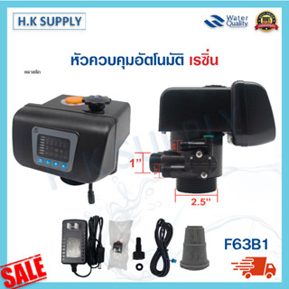 หัวกรอง หัววาล์ว ออโต้ เรซิ่น ถังกรองไฟเบอร์กราส Auto Control Valve Resin รุ่น F63B 1 หัวกรอง เรซิ่น