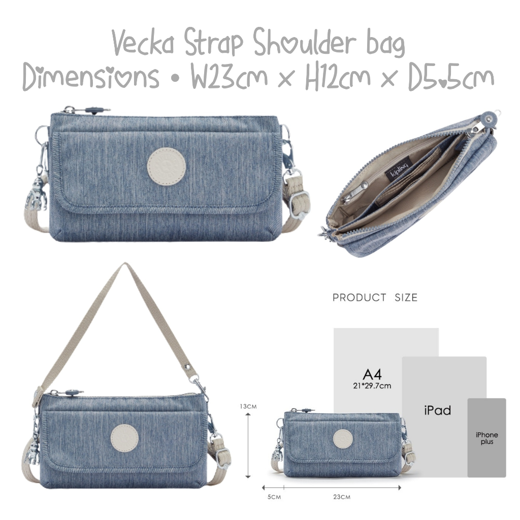 กระเป๋า Kipling VECKA STRAP Shoulder bag