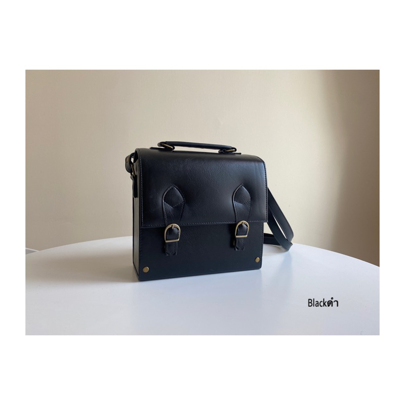 [มีโค้ดลด100บ]HEAPER BOX หนัง PU ทรงกล่อง สะพายข้าง crossbody bag