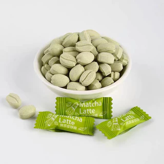 ลูกอมชา ลูกอมกาแฟ (50เม็ด/100เม็ด) coffee milktea candy รสชาติเช้มถึงรส หวานน้อย ลูกเคี้ยวได้ ลูกอมชาเขียว ลูกอมมัทฉะ