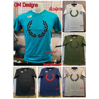 เสื้อยืด GM DESIGNS เสื้อยืดรวงข้าวรุ่นใหม่ อัดกำมะหยี่อย่างดี ผ้าคอนตอนใส่สบาย ไม่ร้อน เสื้อยืดผู้ชายสีพื้น