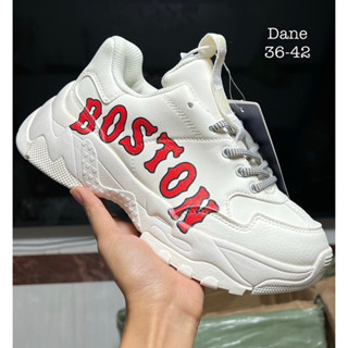 💫✨ถูกที่สุด!!มาแล้วค่ะพร้อมส่ง New MLB BOSTON  รองเท้ากีฬารองเท้าอเนกประสงค์  สูง 6CM. งานเทียบแท้💕❤️