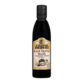 Filippo Berio black truffle glaze 250ml.ฟิลิปโป้เบริโอ้ น้ำส้มสายชูหมักผสมน้ำองุ่นและเห็เทรัฟเฟิลดำ นำเข้าจากอิตาลี🇮🇹