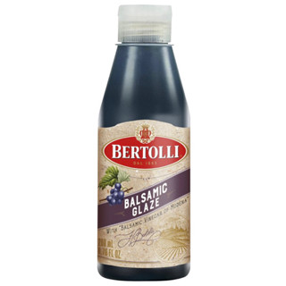 Bertolli balsamic glaze vinegar 200ml. บาลซามิก เกลซ ซอสสำหรับราดหน้าอาหารเพื่อเพิ่มรสชาติเปรี้ยวอมหวาน นำเข้าจากสเปน🇪🇸