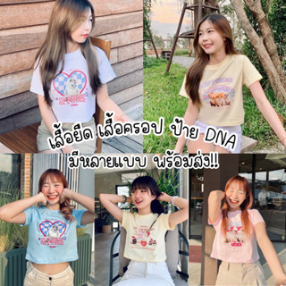 รวมเสื้อครอป เสื้อยืด ป้าย DNA ของแท้ 100%