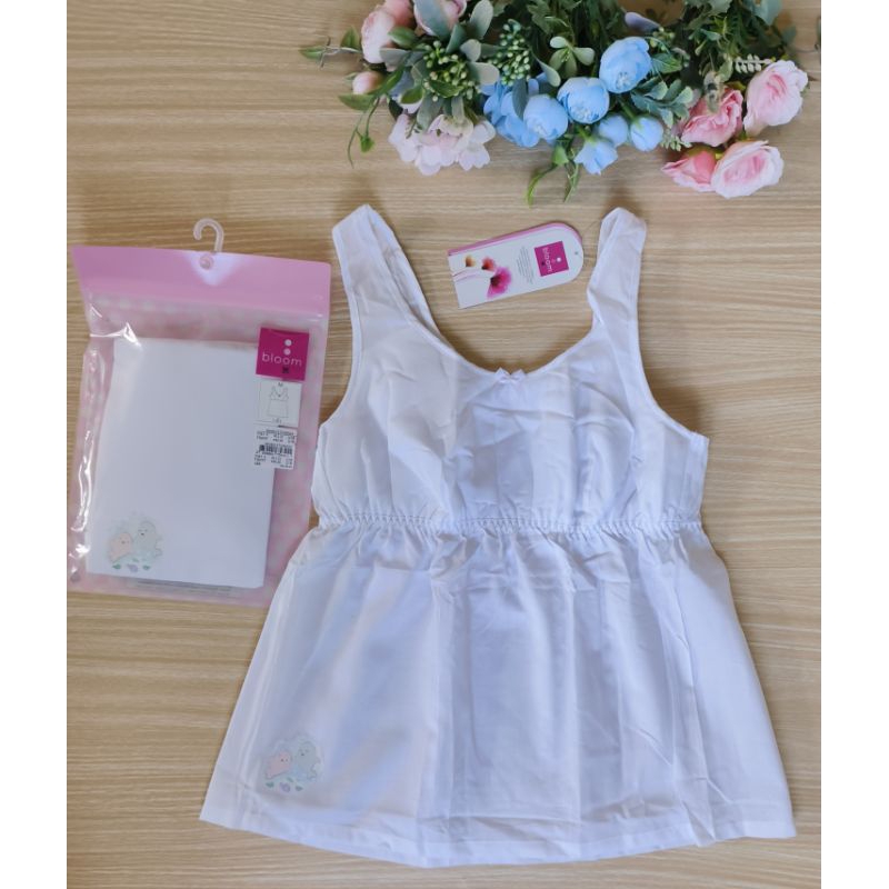 Wacoal WH6X37 bloomเสื้อบังทรงสำหรับเด็กสาว #เสื้อบังทรงกึ่งยกทรงแบบเรียบ ผ้าคอตตอนไม่ยืด