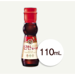 CJ Beksul sesame oil 110ml. น้ำมันงาเกาหลี นำเข้าจากเกาหลี แท้100%🇰🇷