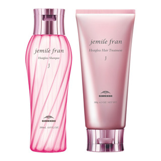 Jemile fran  Heatgloss shampoo with treatment , japan 200ml , 180ml - J สำหรับบำรุงผมเส้นใหญ่