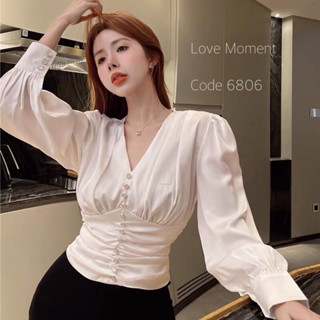 เสื้อแขนยาว งานสวย งานหรู ไฮโซ ดูแพงCode 6806