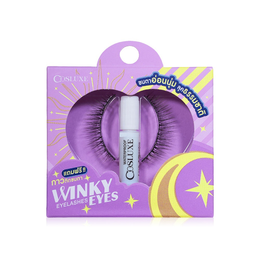 ขนตาช็อตฟีล คอสลุคส์ Cosluxe Winky eyes Eyelashes – โปรปัง