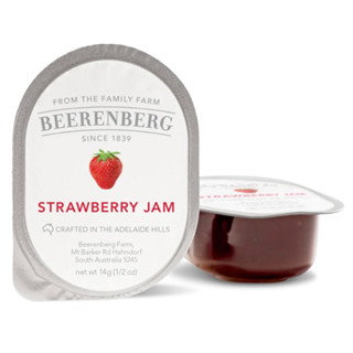 Beerenberg strawberry jam 14gx6 แพ็ค6ชิ้น แยมสตอเบอรี่ เบียเรนเบิร์ก ขนาดพกพา นำเข้าจากออสเตรเลีย🇦🇺