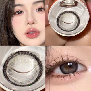 ✨ Black มีกลิตเตอร์ ตาบริ๊ง ขนาดตาโตสีดำ (Bigeyes) ☀️กรองแสง uv เลนส์แท้จดทะเบียนถูกต้อง ผ่านอย.ไทย บิ๊กอายสีเทา✔️