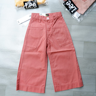 LEE KIDS แท้ 100 %  กางเกงขายาว เด็กผู้หญิง รุ่น LK K1015551 สีน้ำตาล