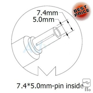 Adapter NB DELL (C, 7.4*5.0mm) 19.5V (90W) 4.62A THREEBOY อะแดปเตอร์สำหรับแล็ปท็อป สายชาร์ท ประกัน 1Y