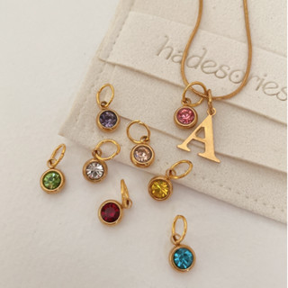 Hadesories Gem Bead Pendant จี้พลอยสีต่างๆขนาดเล็ก