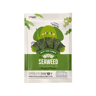 สาหร่ายทอดเกาหลี ว้าว Wow Seaweed ตรา โคคิริ (Kokiri) 12 กรัม