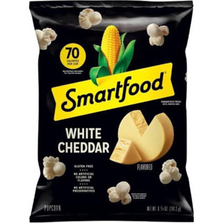 Smart food popcorn 155.9g. ป๊อบคอร์นนำเข้าจากอเมริกา🇺🇸 รส ไวท์เชดดาร์ชีส