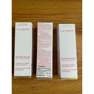 Clarins double serum 50ml ฉลากไทย ซื้อจากเซ็นทรัลค่ะ ของแท้แน่นอน