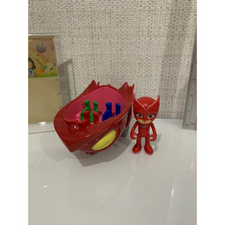 รถ PJmasks พร้อมตัวเล่น ของแท้ สภาพ98%