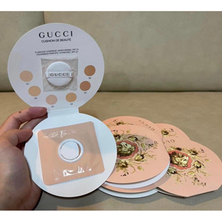 Gucci Cushion De Beaute  SPF Foundation Tone  :  Sample Size ขนาด  3 g. เบอร์ #03 - ผิวขาว โทนเหลือง ผิวขาวกลาง