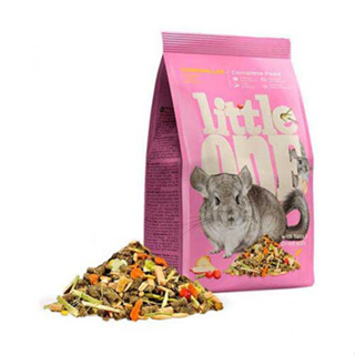 Little One Chinchillas 900g สีชมพู อาหารชินชิล่า มีส่วนผสม พืชและผักอบแห้งนานาชนิด และผลคารอบ