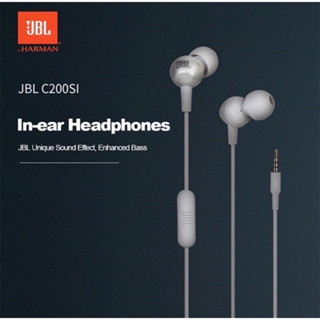 JBL C200SI หูฟังอินเอียร์ 3.5mm พร้อมไมค์ รับประกัน60วัน Earbuds