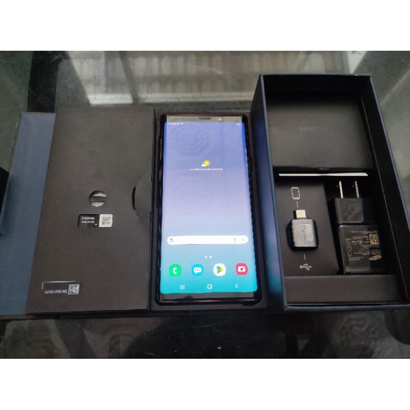 Samsung Note9แรม8รอม512 เครื่องไทย มือสองสภาพสวย ตัวท๊อปอุปกรณ์ครบกล่อง