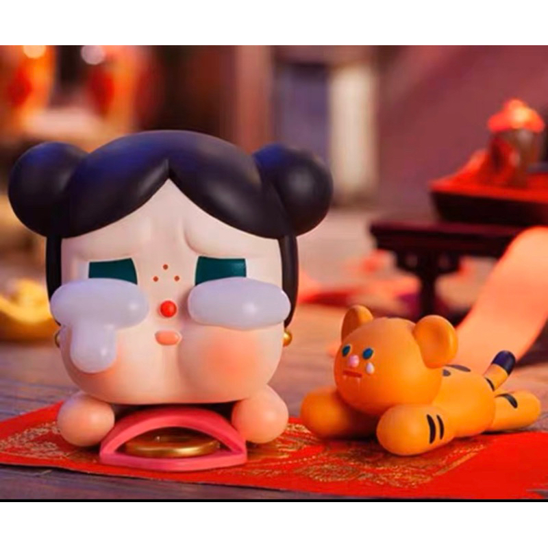 พร้อมส่ง (แบบแยก)🤣POPMART CryBaby Get Rich HAPPY CHINESE NEW YEAR tiger ต้อนรับ ปีเสือ