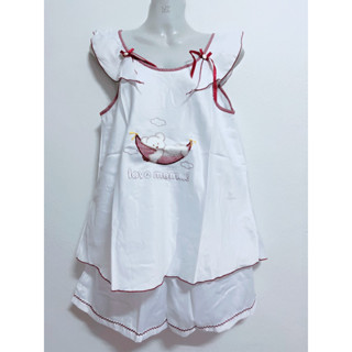 👕ชุดนอน​ผู้ใหญ่​ สายเดี่ยวขาสั้น​ (รอบอก36-37นิ้ว) ผ้าทีซี,ผ้าอองฟอง