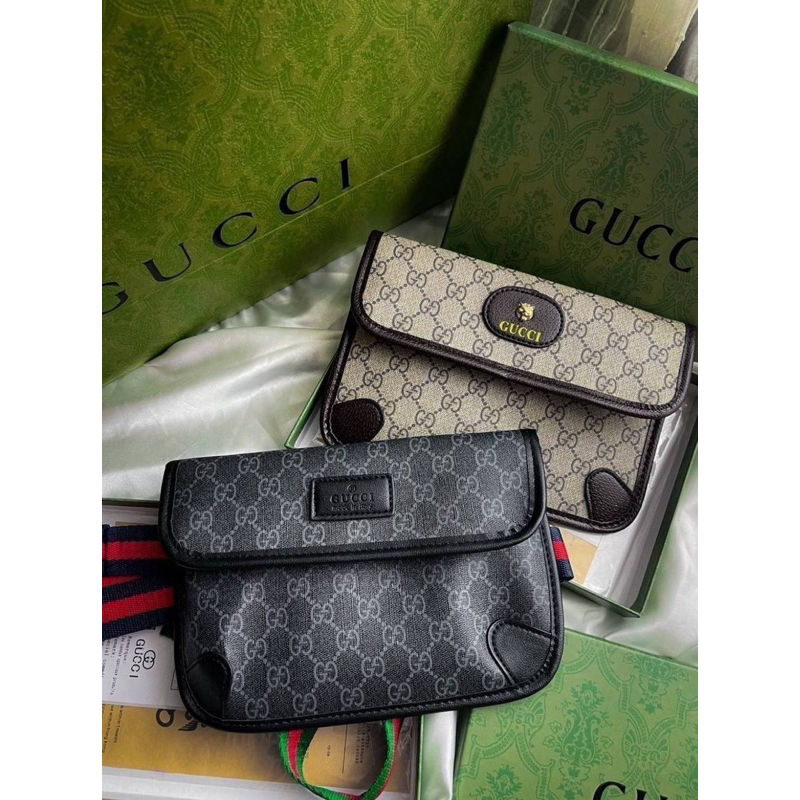 กระเป๋าคาดอก Gucci กระเป๋าคาดอกแฟชั่น พร้อมส่งจากไทย