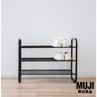 [🇯🇵พร้อมส่ง🪵]แท้จากช็อป 100% มูจิ ชั้นวางรองเท้าเหล็กแบบ 3 ชั้น - MUJI Steel Shoe Rack 3 Steps